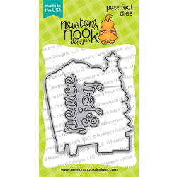 Christmas Nap Die by Newton's Nook for cardmaking and paper crafts.  UK Stockist, Seven Hills Crafts