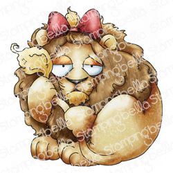 Oddball Oz Cowardly Lion Stamp by Stamping Bella at Seven Hills Crafts, UK Stockist, 5 star rated for customer service, speed of delivery and value
