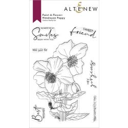 Paint-A-Flower Himalayan Poppy Stamp