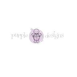 purple onion designs Stacey Yacula Amongst the Pines Collection Paddle swimming turtle unmounted red rubber stamp   Exclusive to Seven Hills Crafts in the UK