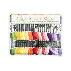 WF: Stitchable Cards Embroidery Floss 48 color pack