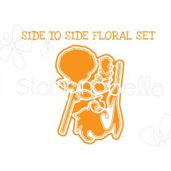 Side to Side Floral Set Die