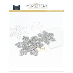 Snipped Snowflakes 3 Die by The Greetery, All That Glitters Collection, UK Exclusive Stockist, Seven Hills Crafts 5 star rated for customer service, speed of delivery and value