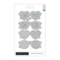 Concord and 9th spectacular shades die set for cardmaking and paper crafts.  UK Stockist, Seven Hills Crafts