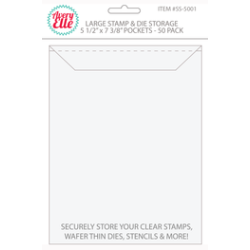 Large Stamp and Die Storage Pockets (50 per pack)