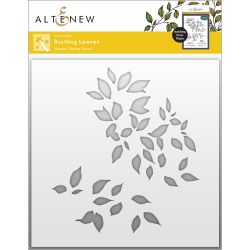 Rustling Leaves Colouring Stencil, by AlteNew, UK Stockist, Seven Hills Crafts 5 star rated for customer service, speed of delivery and value