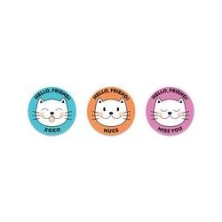 Friendly Cats Stickers