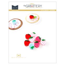 UK Excluive Supplier of The Greetery - Strawberry Toppers  for cardmaking.
