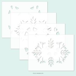 C9 Threads of Kindness Stencil (set of 4)
