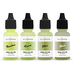 Tropical Forest Fresh Reinkers by AlteNew. Seven Hills Crafts - UK paper craft store specialising in quality USA craft brands. 5 star rated for customer service, speed of delivery and value.