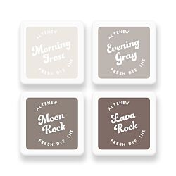 Warm Grey Fresh Ink Cubes  by AlteNew. Seven Hills Crafts - UK paper craft store specialising in quality USA craft brands. 5 star rated for customer service, speed of delivery and value.