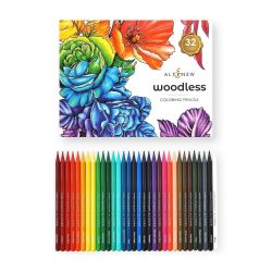 Woodless Coloring Pencils (32 wax based pencils)