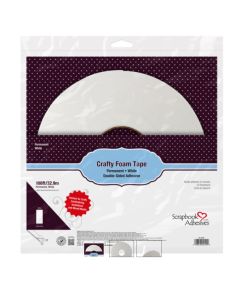 Scrapbook Adhesives 1mm High Crafty Foam Tape White (32.9m)