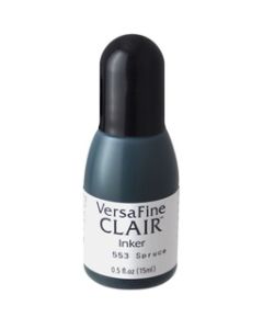 Versafine Clair Ink Refill in Spruce, by Tuskineko, UK Stockist, Seven Hills Crafts 5 star rated for customer service, speed of delivery and value