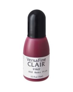 Versafine Clair Ink Refill in Baby Pink, by Tuskineko, UK Stockist, Seven Hills Crafts 5 star rated for customer service, speed of delivery and value