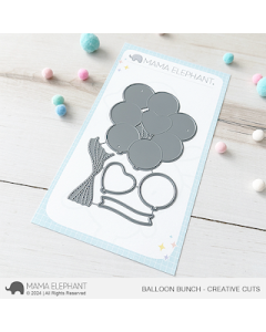 Balloon Bunch Die by Mama Elephant, UK Stockist, Seven Hills Crafts 5 star rated for customer service, speed of delivery and value