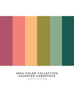 C9 2024 Color Collection Card Pack (12 sheets, 6 colors)