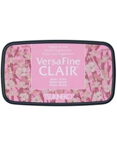Versafine Clair Ink Pad in Baby Pink, by Tuskineko, UK Stockist, Seven Hills Crafts 5 star rated for customer service, speed of delivery and value