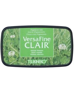 Versafine Clair Ink Pad in Grass Green, by Tuskineko, UK Stockist, Seven Hills Crafts 5 star rated for customer service, speed of delivery and value