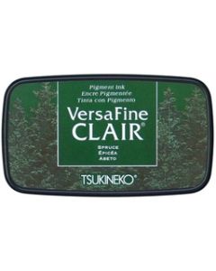 Versafine Clair Ink Pad in Spruce, by Tuskineko, UK Stockist, Seven Hills Crafts 5 star rated for customer service, speed of delivery and value