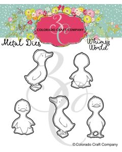 Whimsy World Lucky Duck Die Set, by Colorado Craft Company. 
Seven Hills Crafts - UK paper craft store specialising in quality USA craft brands.  5 star rated for customer service, speed of delivery and value