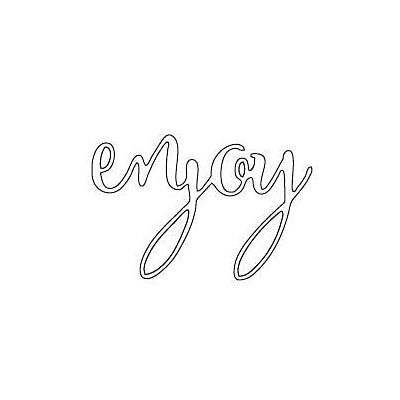 Enjoy Cursive Die