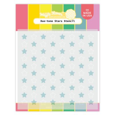 WF Duo-tone Stars Stencil