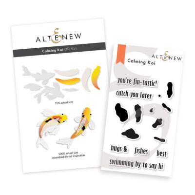 Altenew Calming Koi Die and Stamp Set