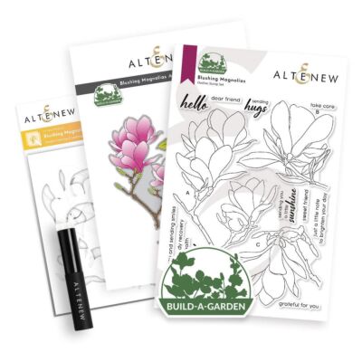 Altenew build a garden sweet lilies add on die bundle for cardmaking and paper crafts.  UK Stockist, Seven Hills Crafts