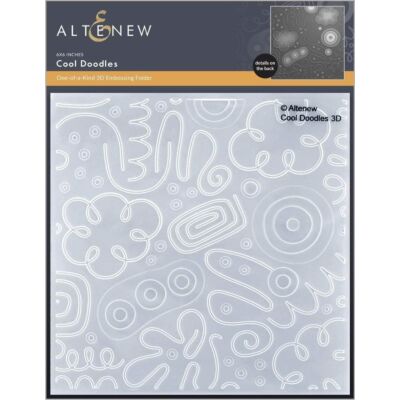 Cool Doodles 3D Embossing Folder