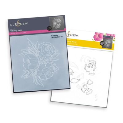 Whimsy Motif stencil and embossing folder bundle by altenew for cardmaking and paper crafting available from Seven Hills Crafts, UK Stockist, 5 star rated for customer service, speed of delivery and value