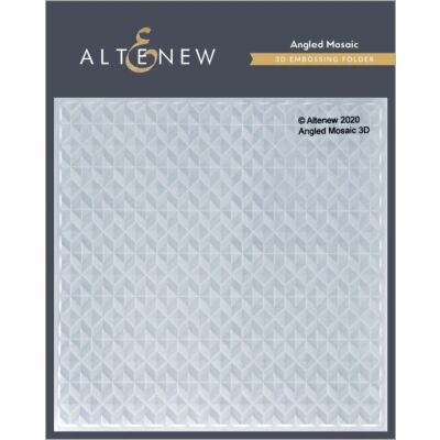 Angled Mosaic 3D Embossing Folder