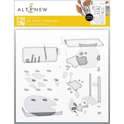 ALT An Artists Collection Coloring Stencil (2 in 1)