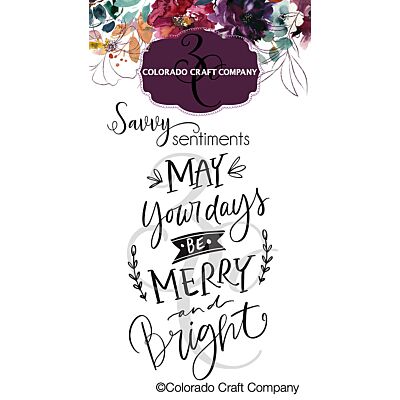 Savvy Sentiments - Merry & Bright Days Mini Stamp