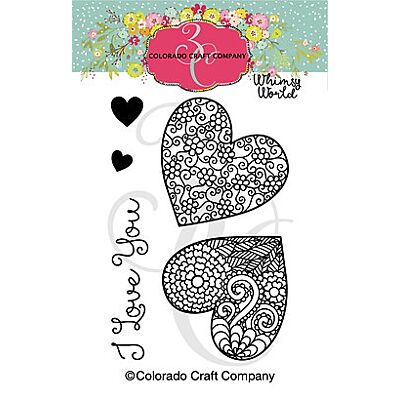 CCC Whimsey World - Heart Mini Stamp