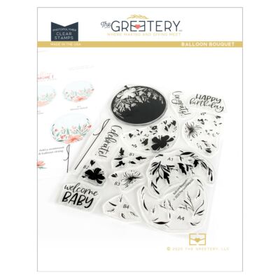 Greetery Balloon Bouquet Stamp - Seven HIlls Crafts UK Exclusive Stockist