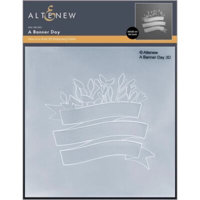 ALT Banner a Day 3D Embossing Folder 