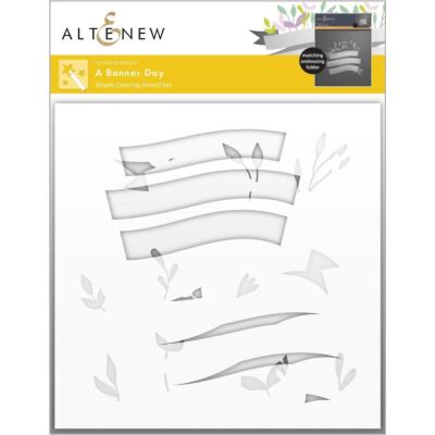 ALT Banner a Day Layering Stencil Set (2 in 1)