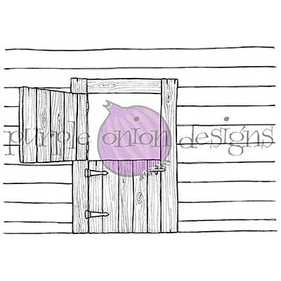 SY Barn Door Background Stamp