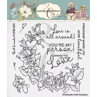 Kris Lauren Best Friends Forever 6x6 Stamp