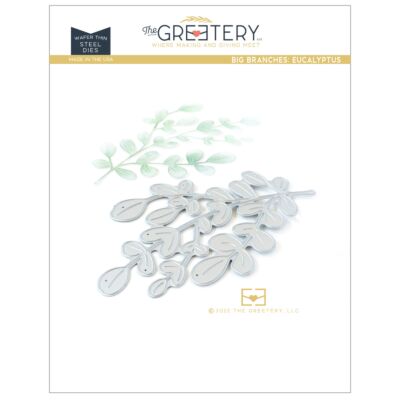 Exclusive UK Supplier of The Greetery - Big Branch Eucalyptus Die for papercrafting