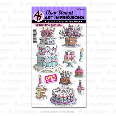 Birthday Cake Stamp and Die Set