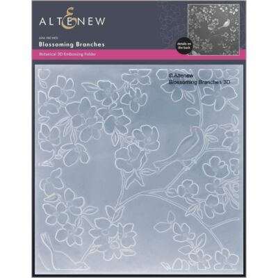 Blossoming Branches 3D Embossing Folder