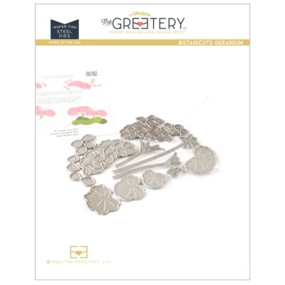 Exclusive UK Supplier of The Greetery - BotaniCuts Geranium Die for papercrafting