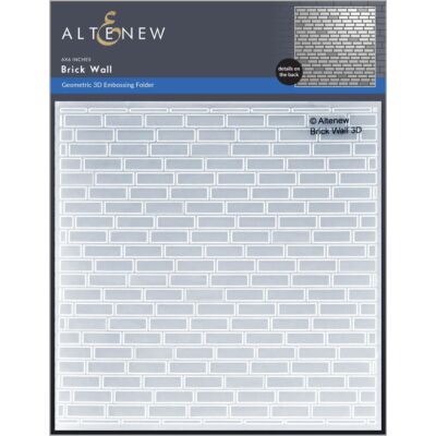 Brick Wall 3D Embossing Folder