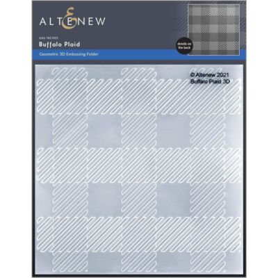 Buffalo Plaid 3D Embossing Folder