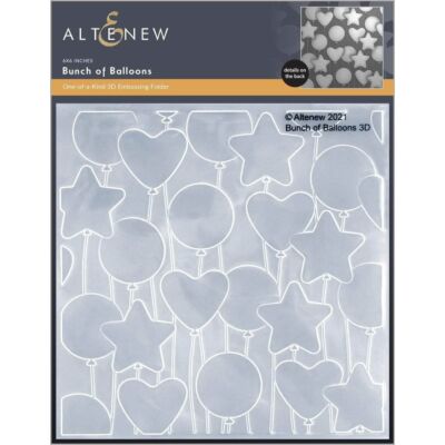 Bunch Of Balloons 3D Embossing Folder