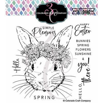 Big & Bold: Hello Bunny Stamp