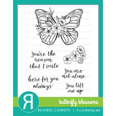 Butterfly Blossoms Stamp