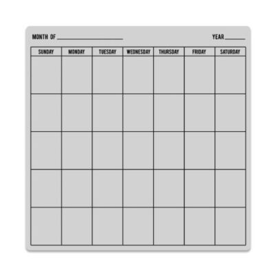 Calendar Bold Prints Background Stamp